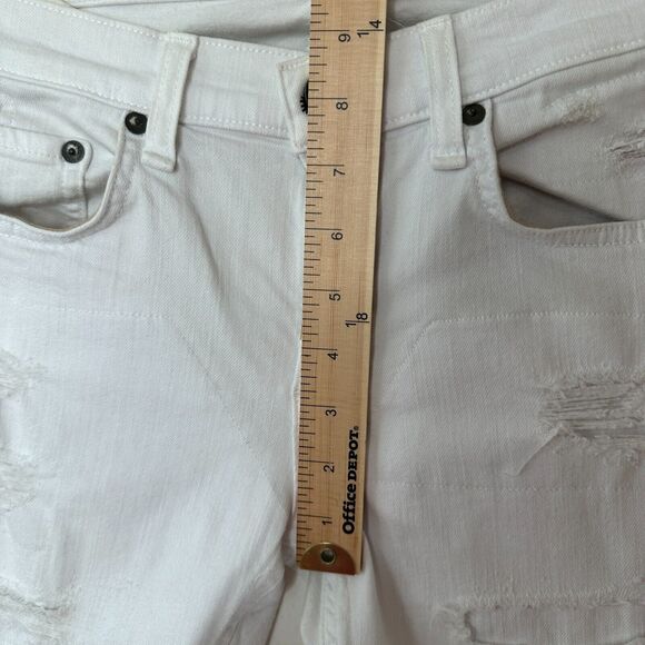 rag & bone White Brigade DRE Distressed Skinny Jean 5 Pocket Stretch Denim 28 - Picture 12 of 13